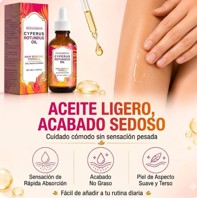 Aceite Cyperus Rotundus Oil Post Depilación
