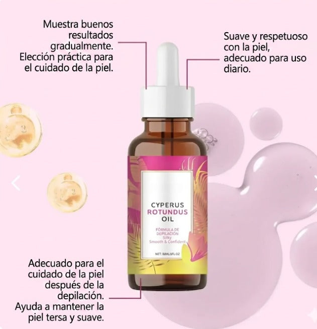 Aceite Cyperus Rotundus Oil Post Depilación