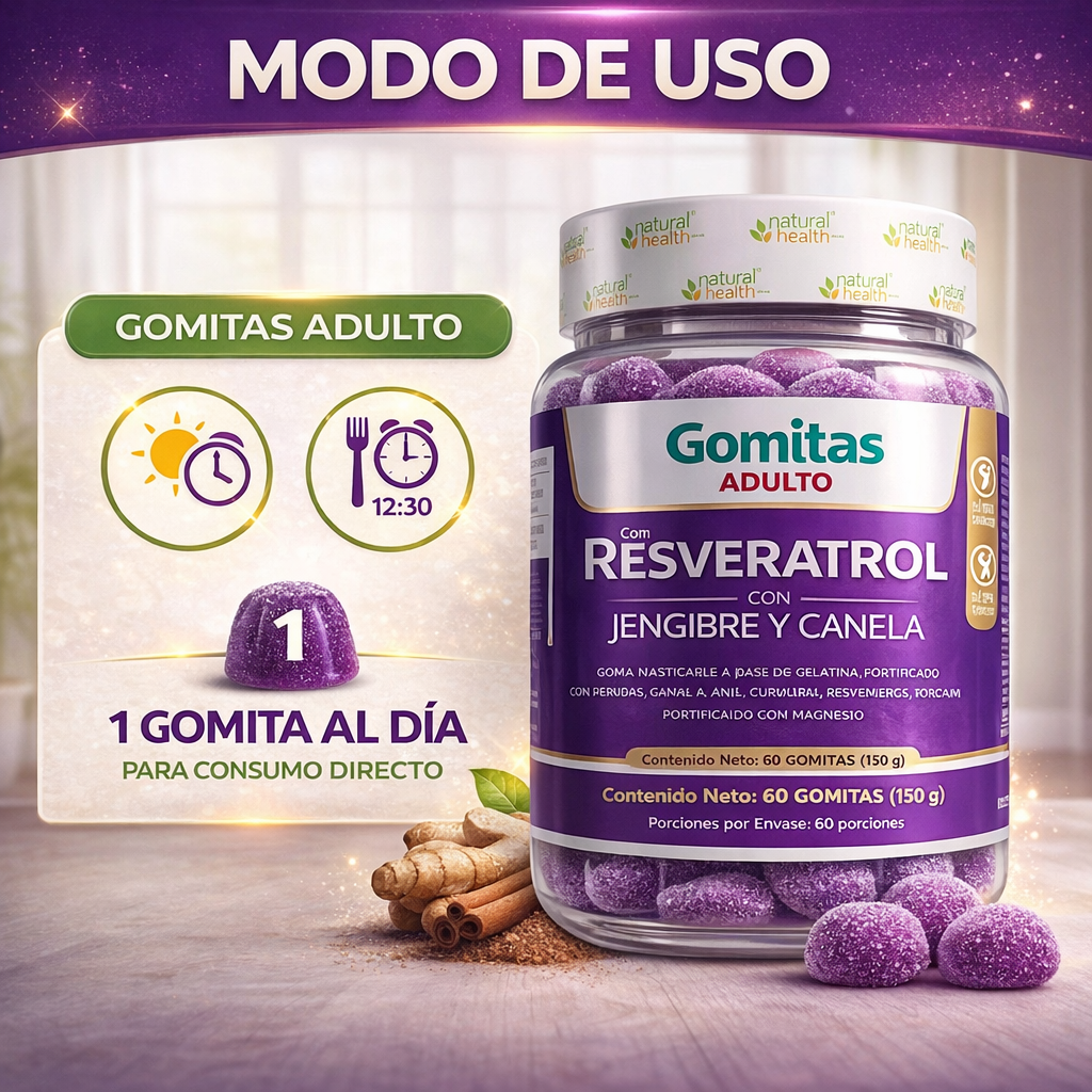 GOMITAS DE RESVERATROL