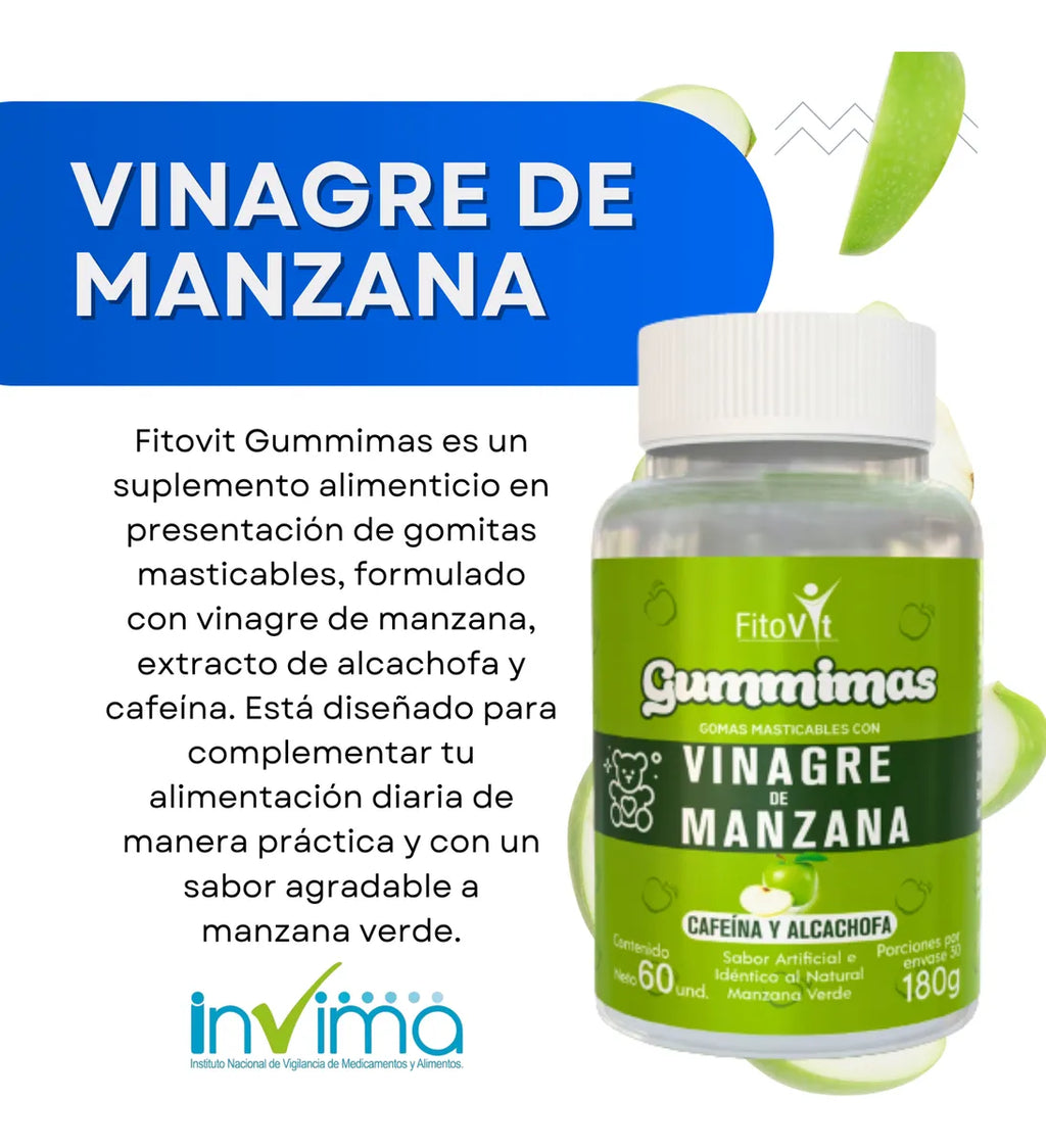 GOMITAS DE VINAGRE DE MANZANA MANZANA
